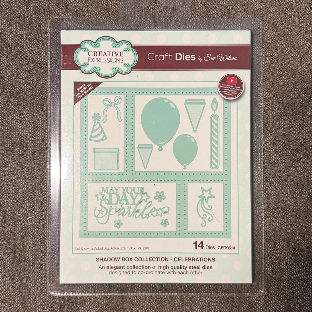 Creative Expressions Sue Wilson Craft Dies Shadow Box Bundle Of 4 All NWT